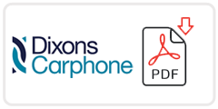 Dixons Carphone Job Application Form Printable PDF