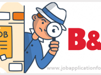 B&Q Job Application Form and Printable PDF 2021