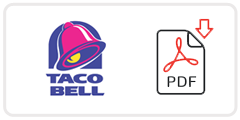 Taco Bell Job Application Form Printable PDF
