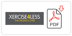Xercise4Less Job Application Form Printable PDF